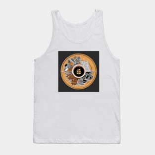 Coffee Brunch Cafe Vintage Since Established Tank Top